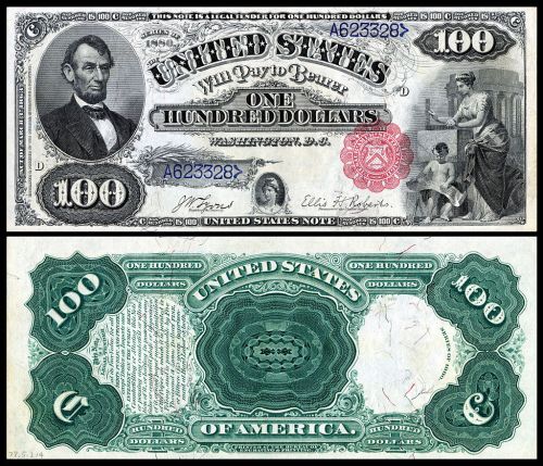 US-$100-LT-1880-Fr-181