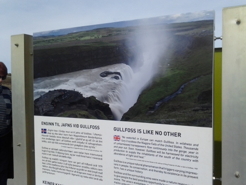 2016 04 21 D 27 Golden Circle Bus Tour Gullfoss Waterfall